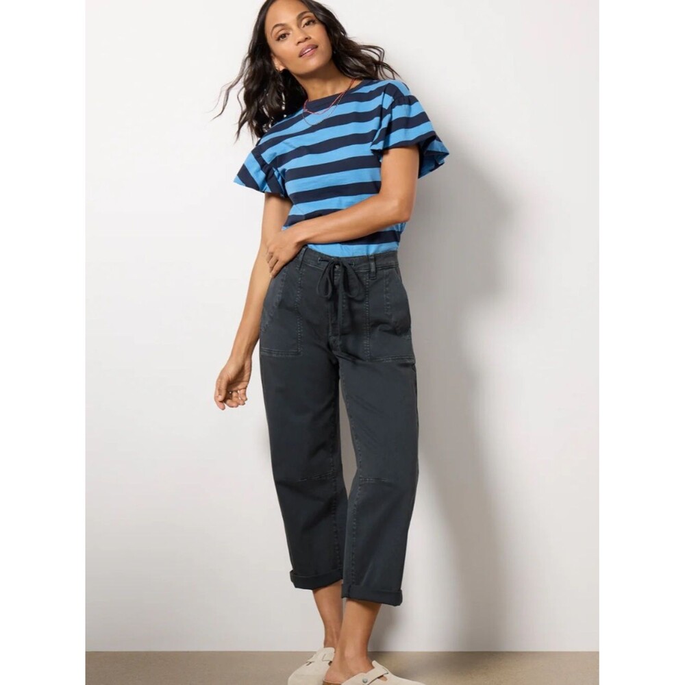 Kut from the Kloth Ashton Barrel Leg Draw String Pants